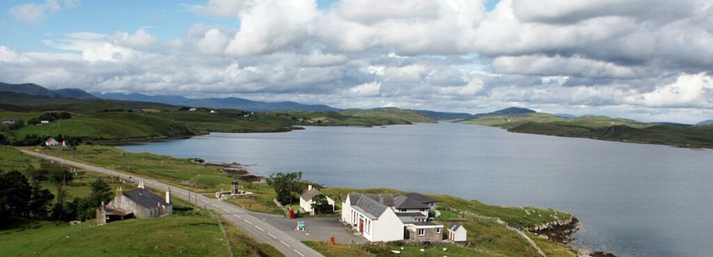 Ravenspoint Kershader looking down Loch Erisort