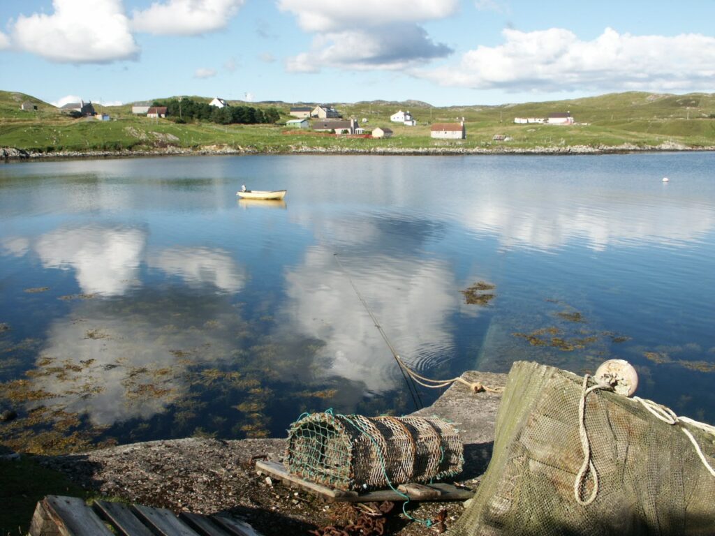 Orinsay from the jetty