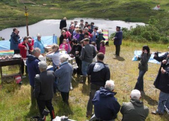 Barbecue time Group having lunch