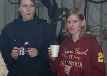 Christine and Katy come to check out the talent 2 ladies drinking tea