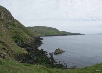 On the Shianst Isles with the house in the distance Shiant Isles